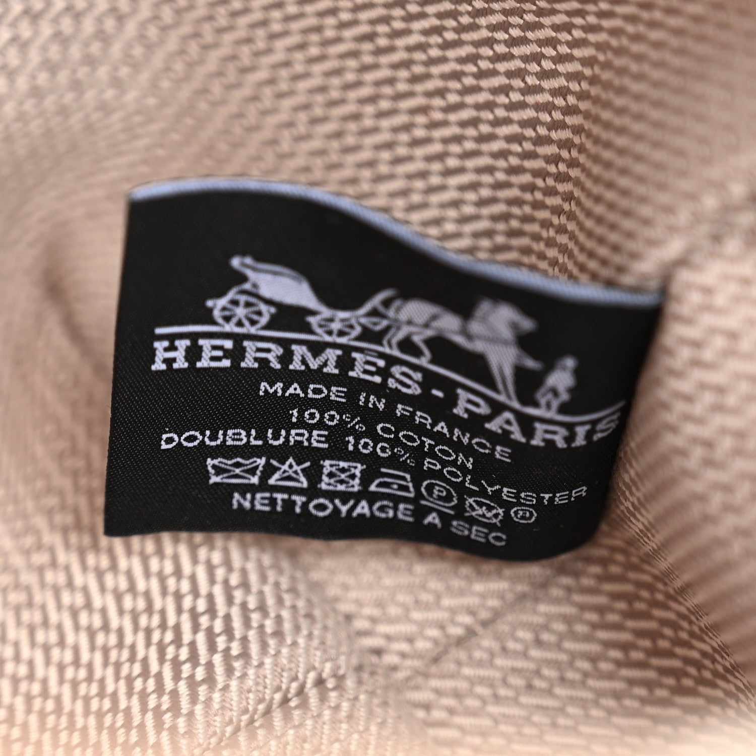 Hermes Canvas Small Bride-A-Brac Pouch Natural Orange 7 of 11