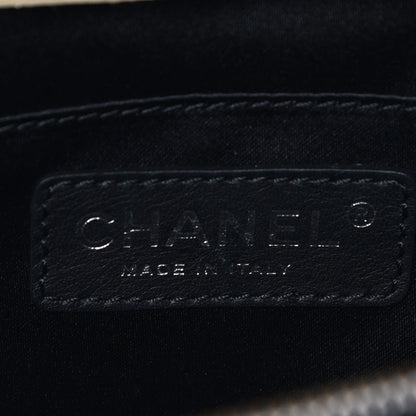 Chanel Lambskin Quilted Tri-Color Flap Beige Black 6 of 8