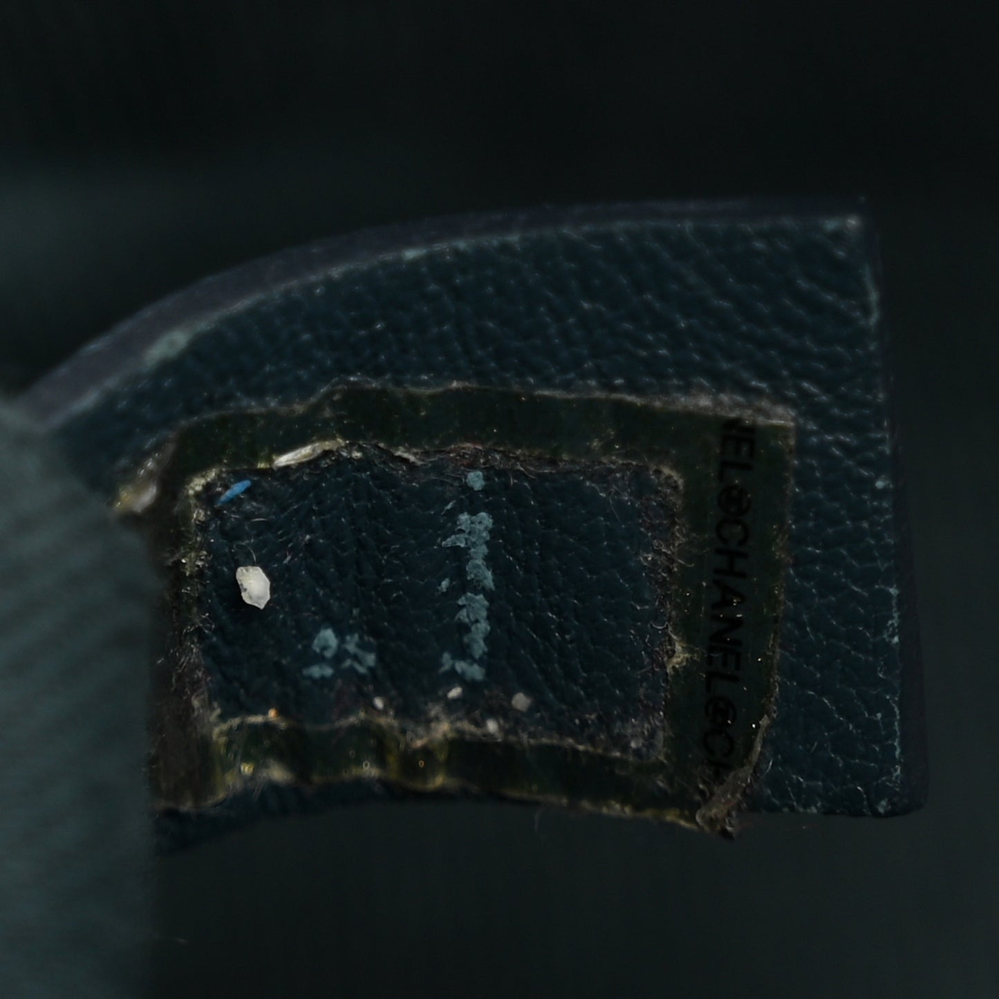 Calfskin Quilted East West Flap Dark Blue