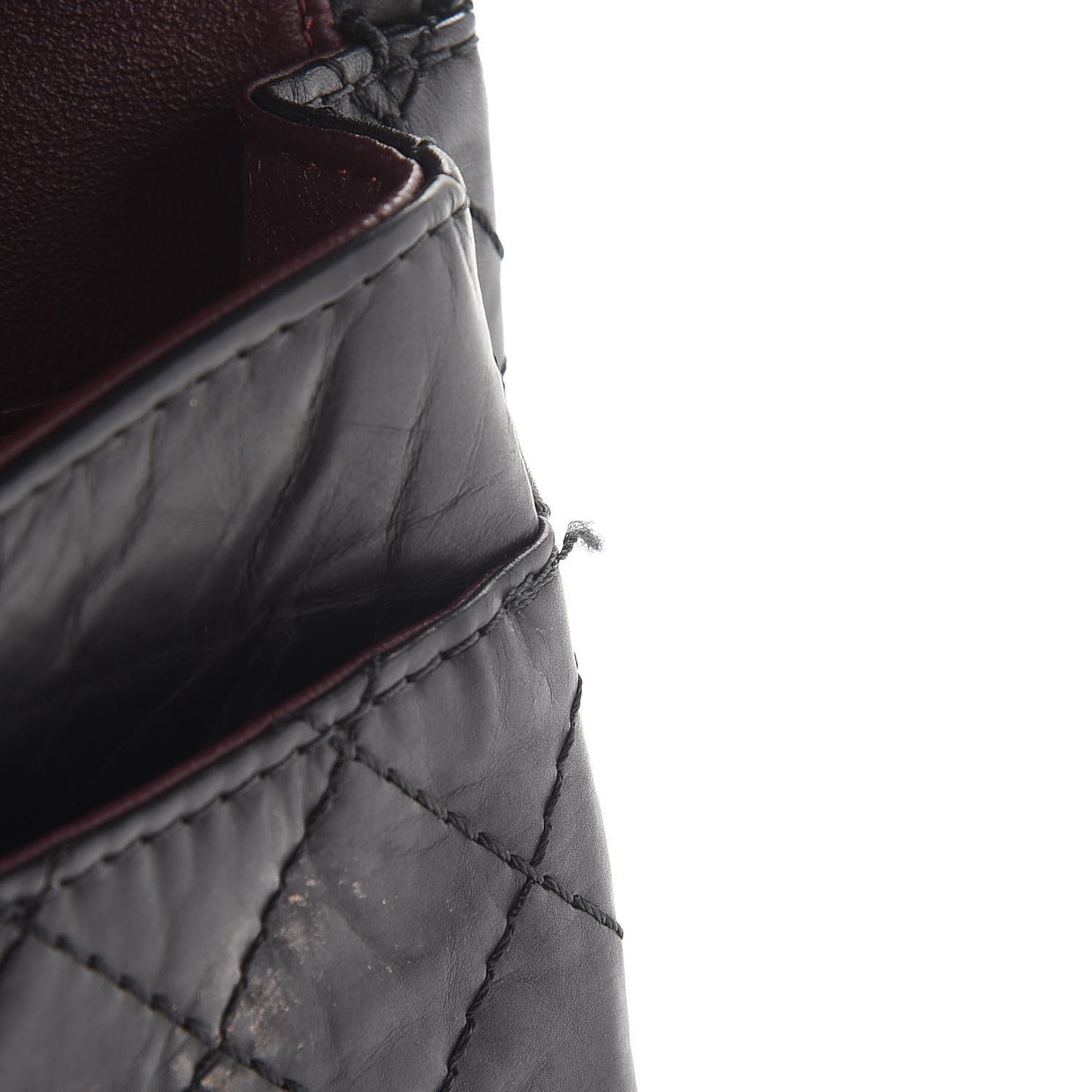 Aged Calfskin 50th Anniversary 2.55 Reissue 225 Flap Black