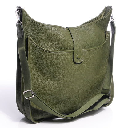 Hermes Taurillon Clemence Evelyne III TGM Vert Veronese 6 of 13