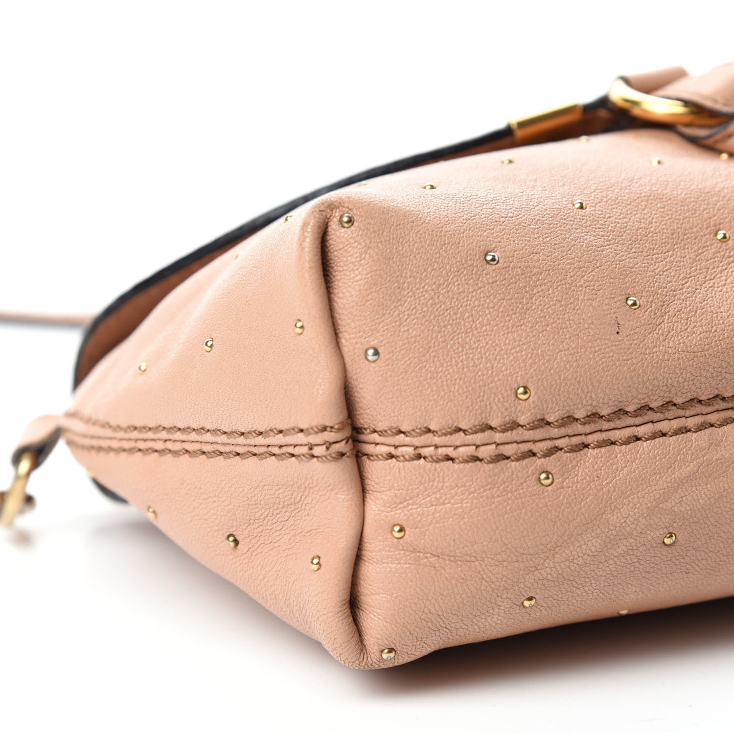 Chloe Calfskin Studded Marcie Pochette Crossbody Bag Blushy Pink 6 of 14