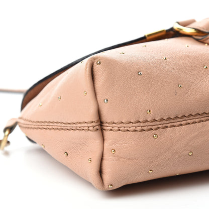 Chloe Calfskin Studded Marcie Pochette Crossbody Bag Blushy Pink 6 of 14
