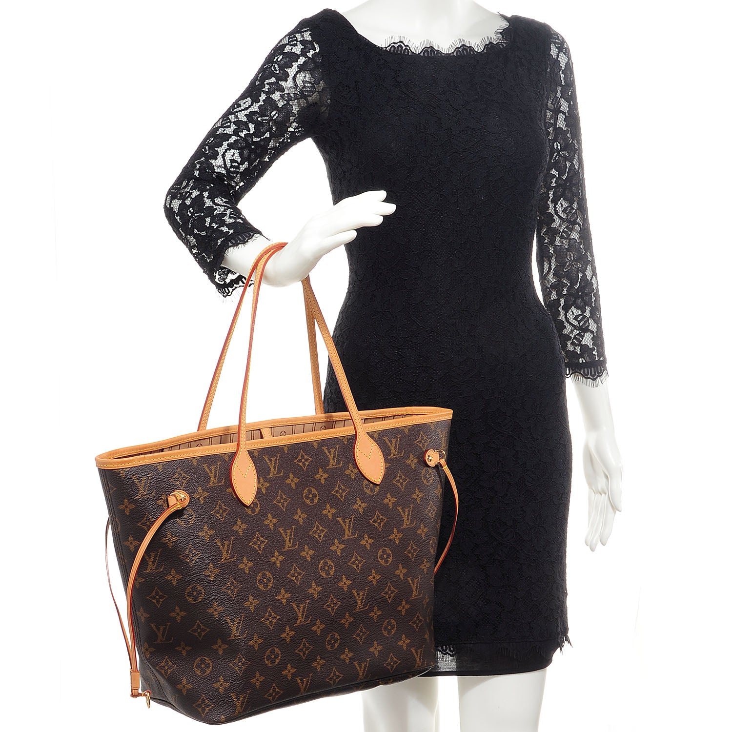 Louis Vuitton Monogram Neverfull MM 2 of 7