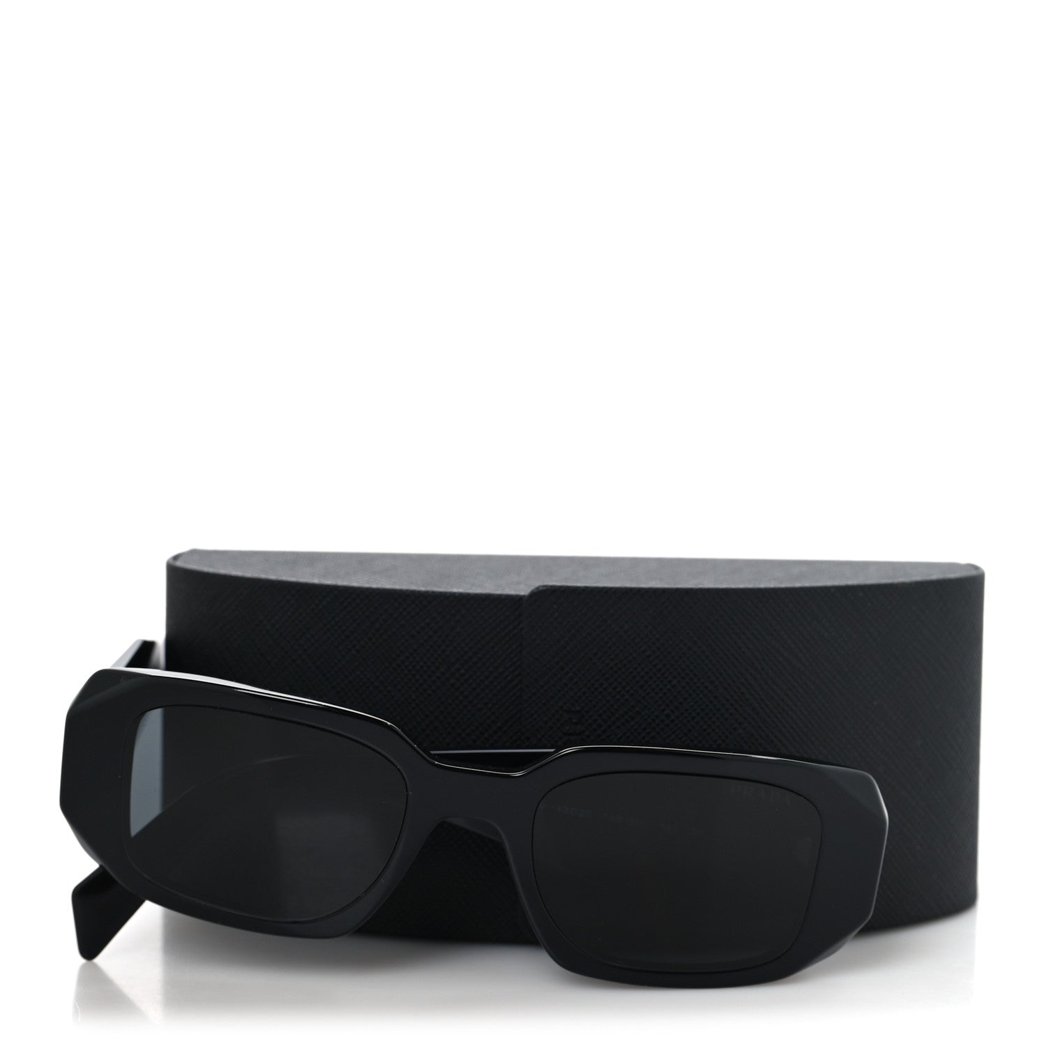 Prada Acetate Symbole Sunglasses SPR 17W Black 7 of 7