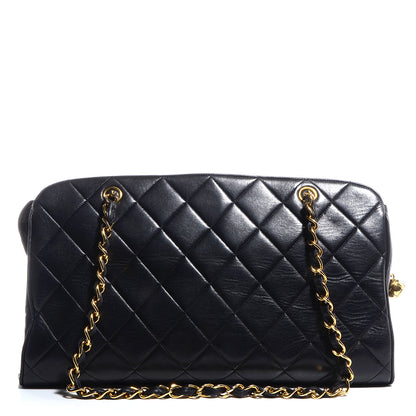Chanel Lambskin Quilted Shoulder Bag Black 1 of 8