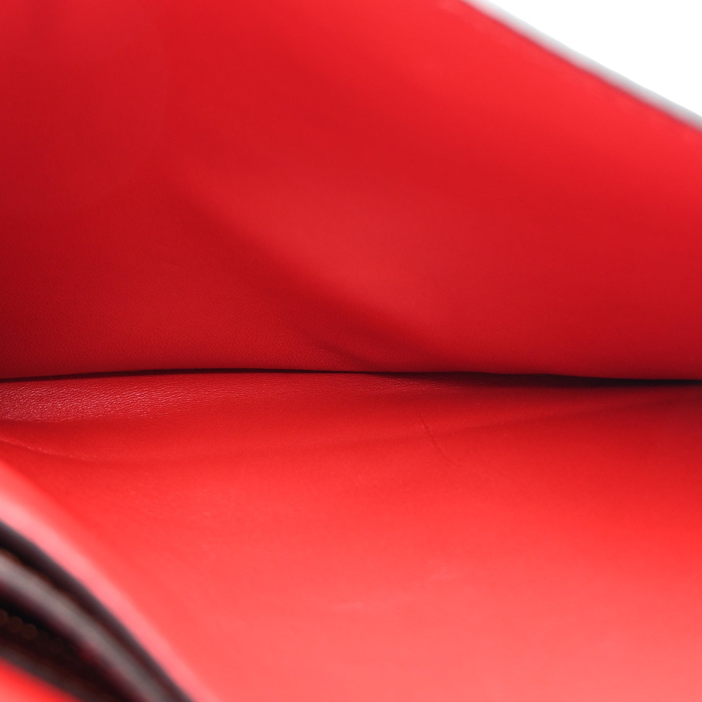 Nappa Rockstud Wristlet Clutch Brown