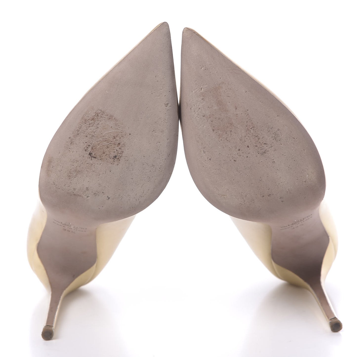 Metallic Nappa Rockstud New Plain 100mm Pumps 39.5 Gold