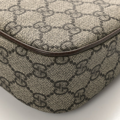 Gucci GG Supreme Monogram Textured Dollar Calfskin Small Ophidia Hobo Beige Ebony New Acero 8 of 10