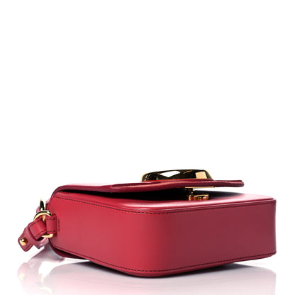 Chloe Shiny Calfskin Suede Mini C Double Carry Scarlet Pink 3 of 9