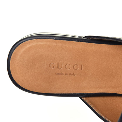Gucci Calfskin Womens Princetown Slippers 36.5 Black 6 of 8