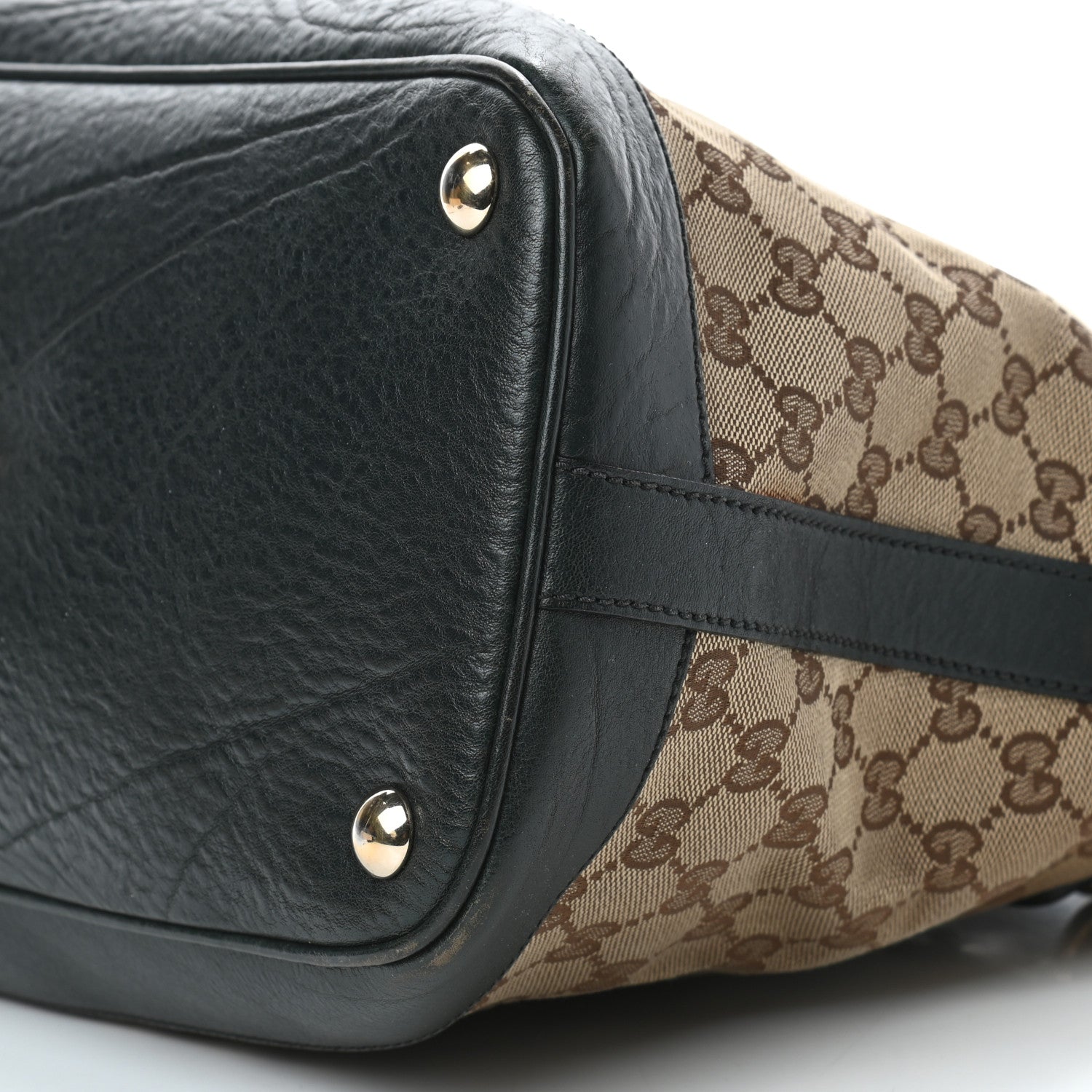 Gucci Monogram Medium Top Handle Bag Brown 9 of 12