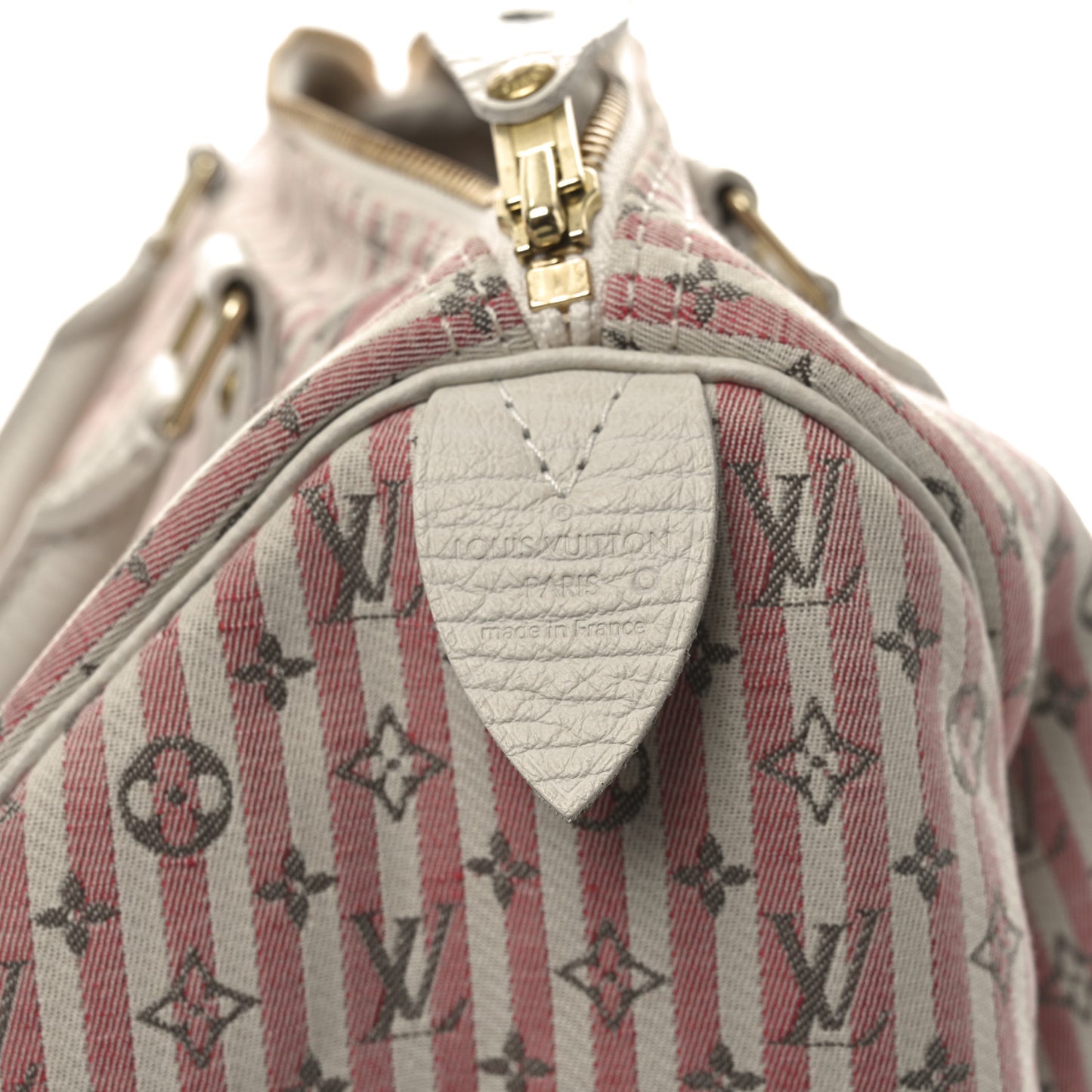Mini Lin Croisette Speedy 30 Rouge