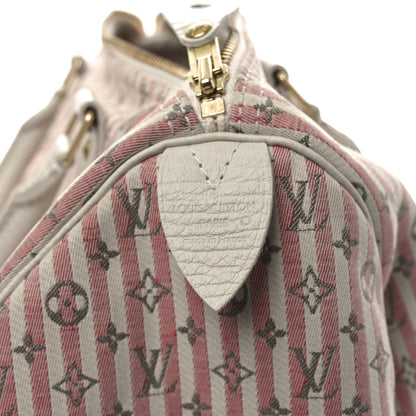 Louis Vuitton Mini Lin Croisette Speedy 30 Rouge 6 of 9