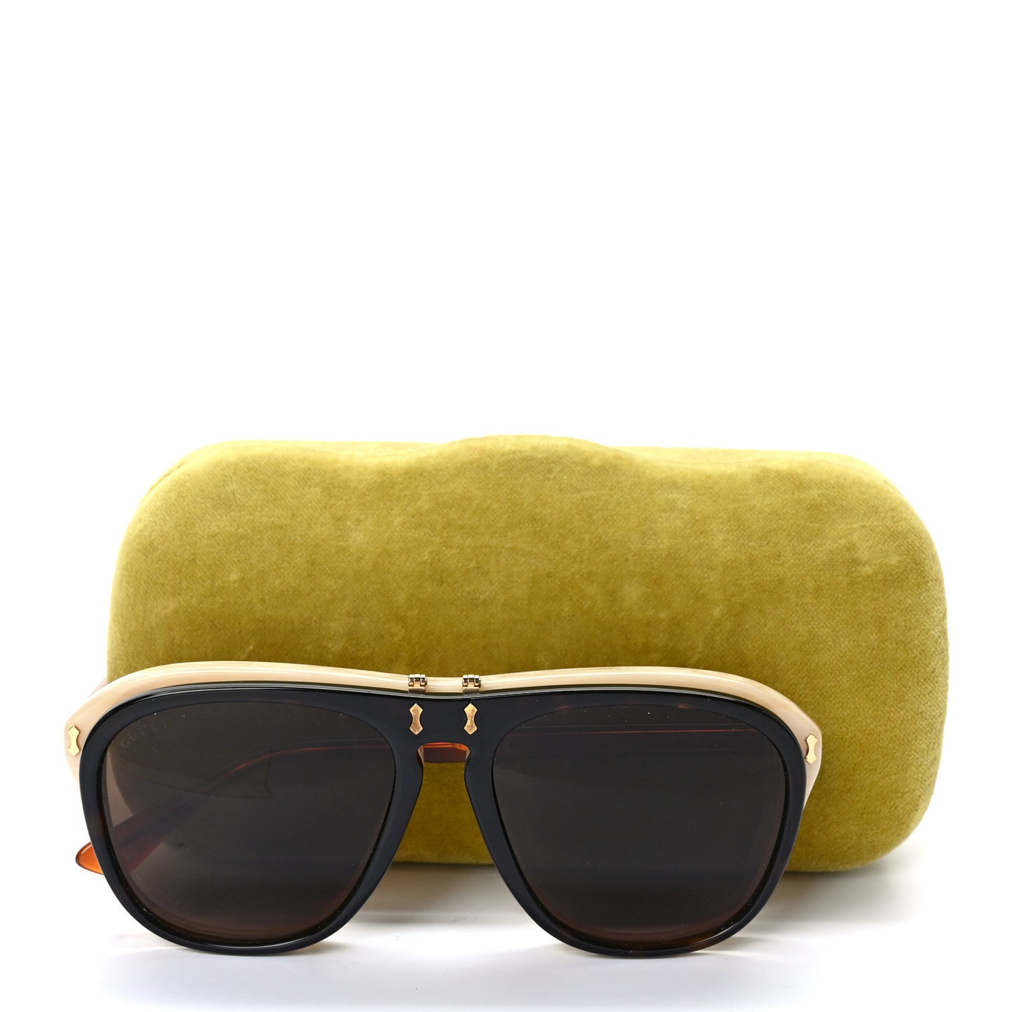 Aviator Flip Up Sunglasses GG0087S Havana