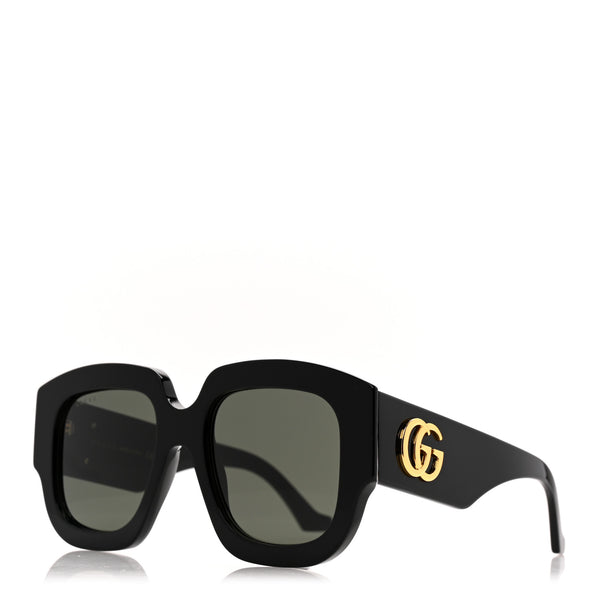 Gucci Acetate Square Sunglasses GG1546S Black 1786096 – FASHIONPHILE