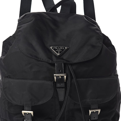 Prada Nylon Vela Medium Backpack Black 7 of 9