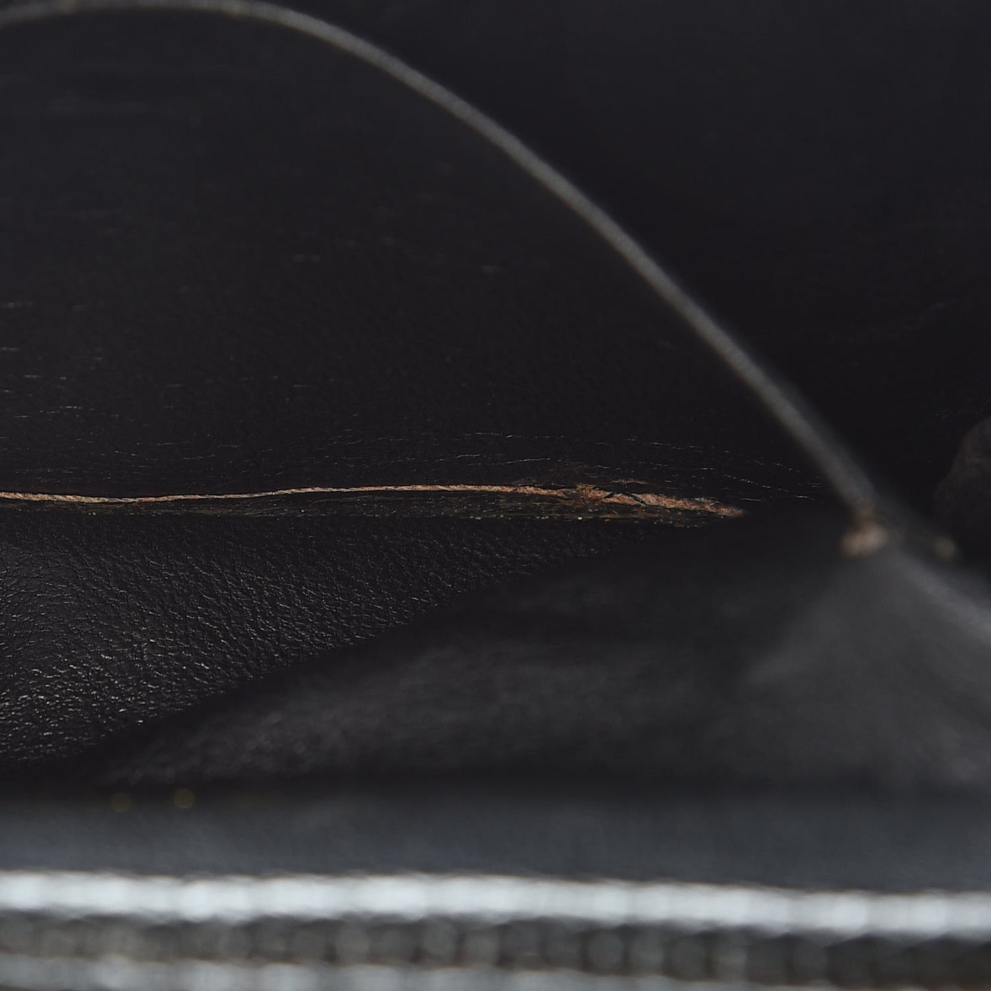 Suede Lizard Frame Clutch Black