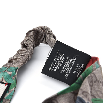 Gucci Silk Monogram Tian Print Tiana Duchesse Headband 9 of 10