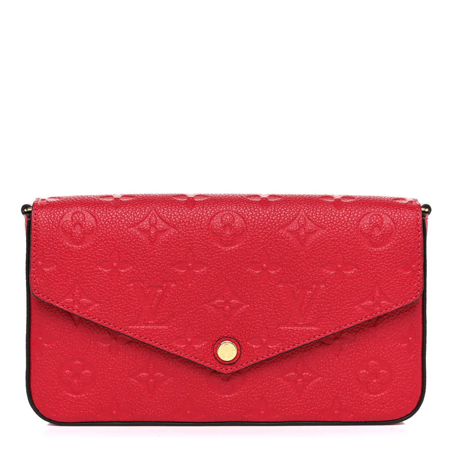 Empreinte Pochette Felicie Chain Wallet Scarlet