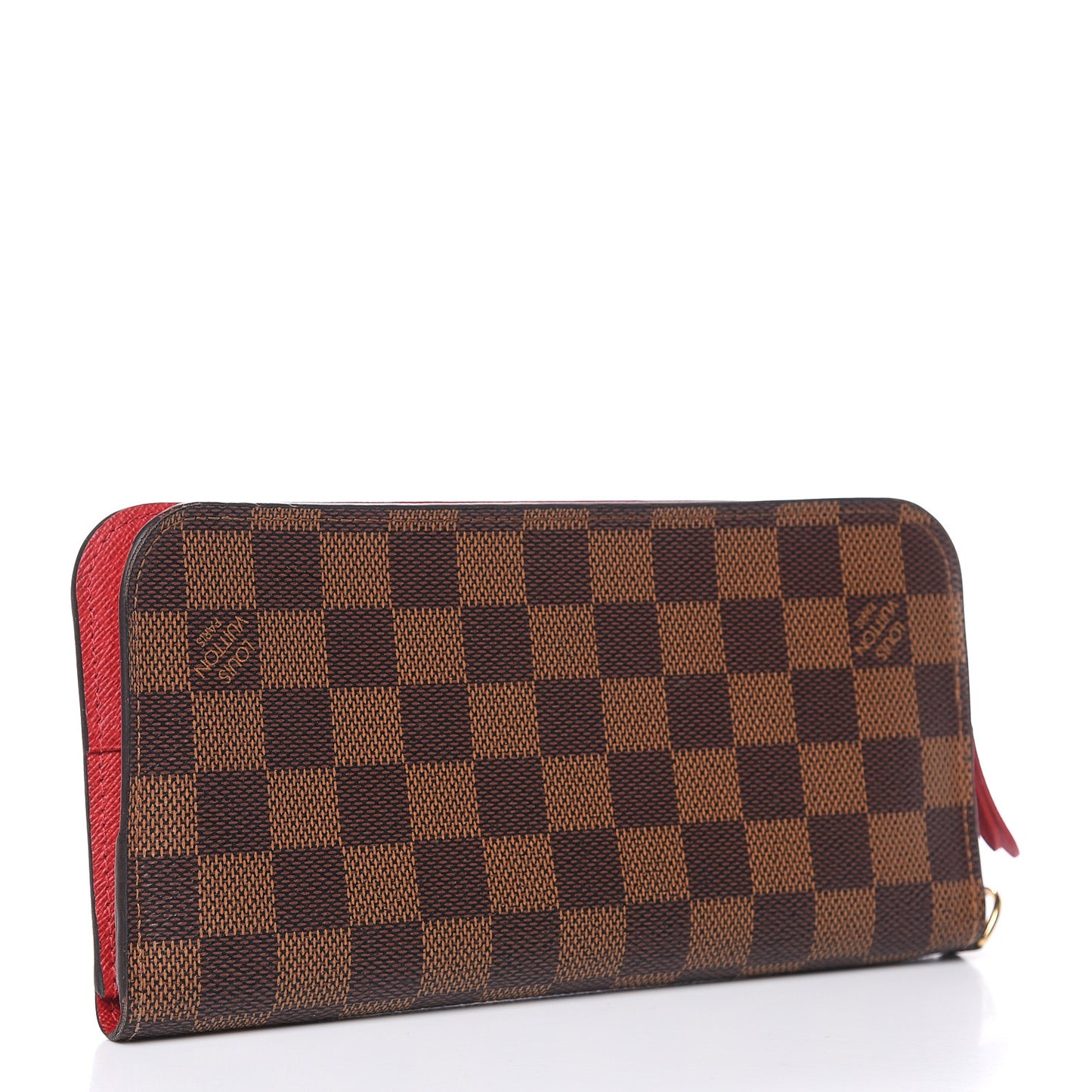 Damier Ebene Insolite Wallet Red