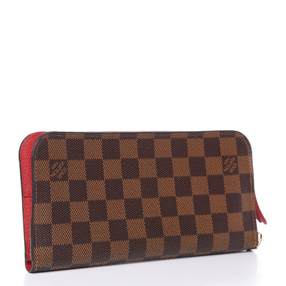 Louis Vuitton Damier Ebene Insolite Wallet Red 3 of 10