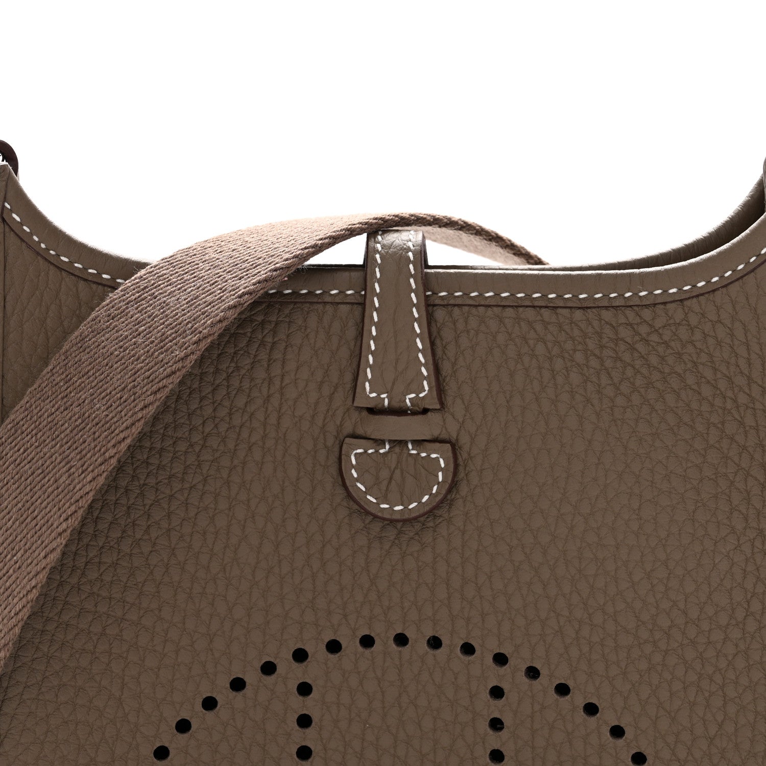 Hermes Taurillon Clemence Evelyne TPM Etoupe 8 of 11