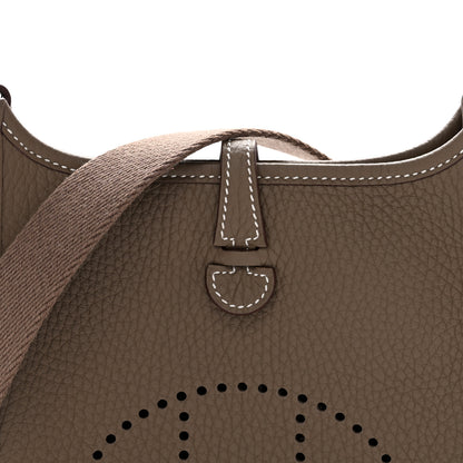 Hermes Taurillon Clemence Evelyne TPM Etoupe 8 of 11