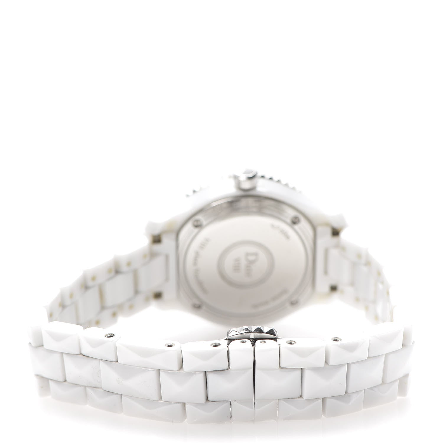 Christian Dior Stainless Steel Ceramic Diamond Bezel Mother of Pearl 28mm Dior VIII Quartz Watch White 4 of 6