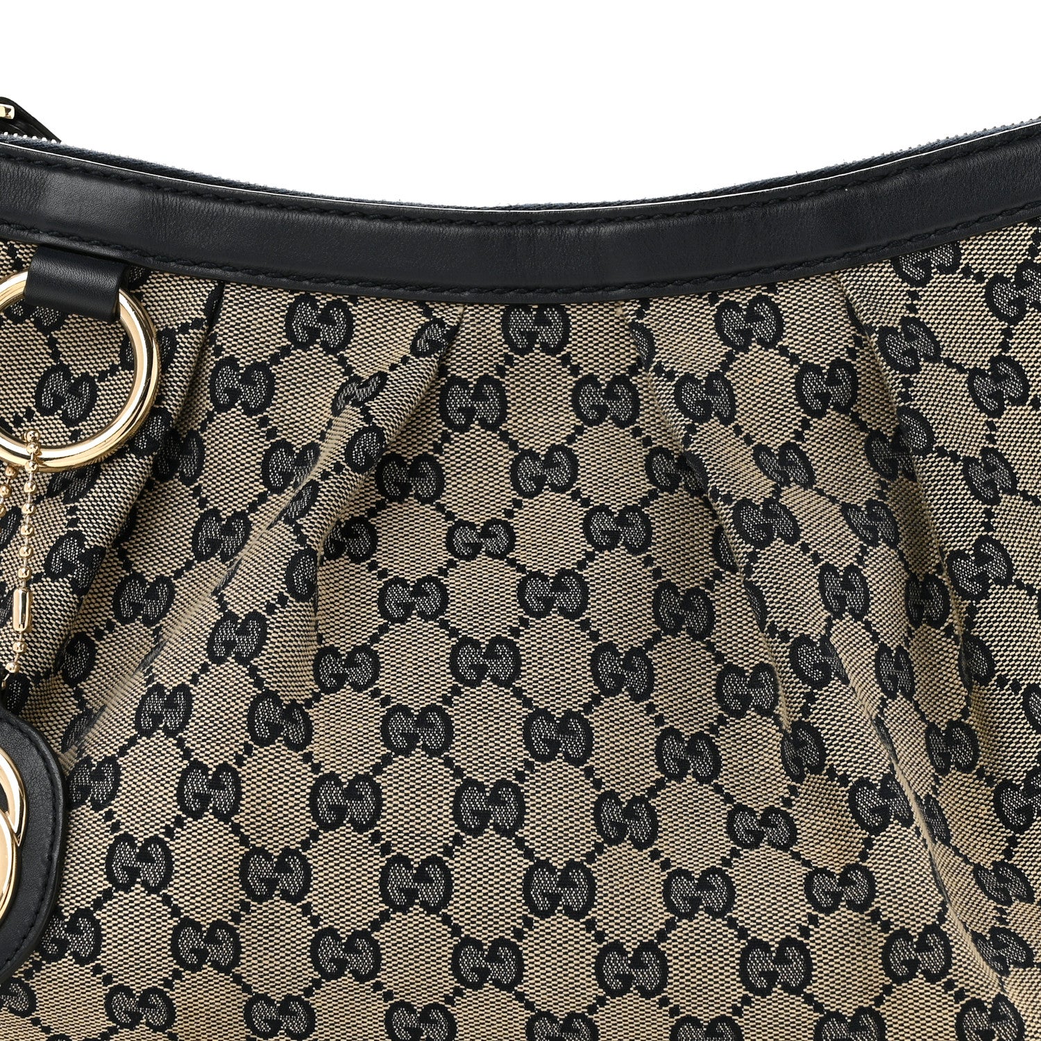 Gucci Monogram Medium Sukey Hobo Navy 7 of 12