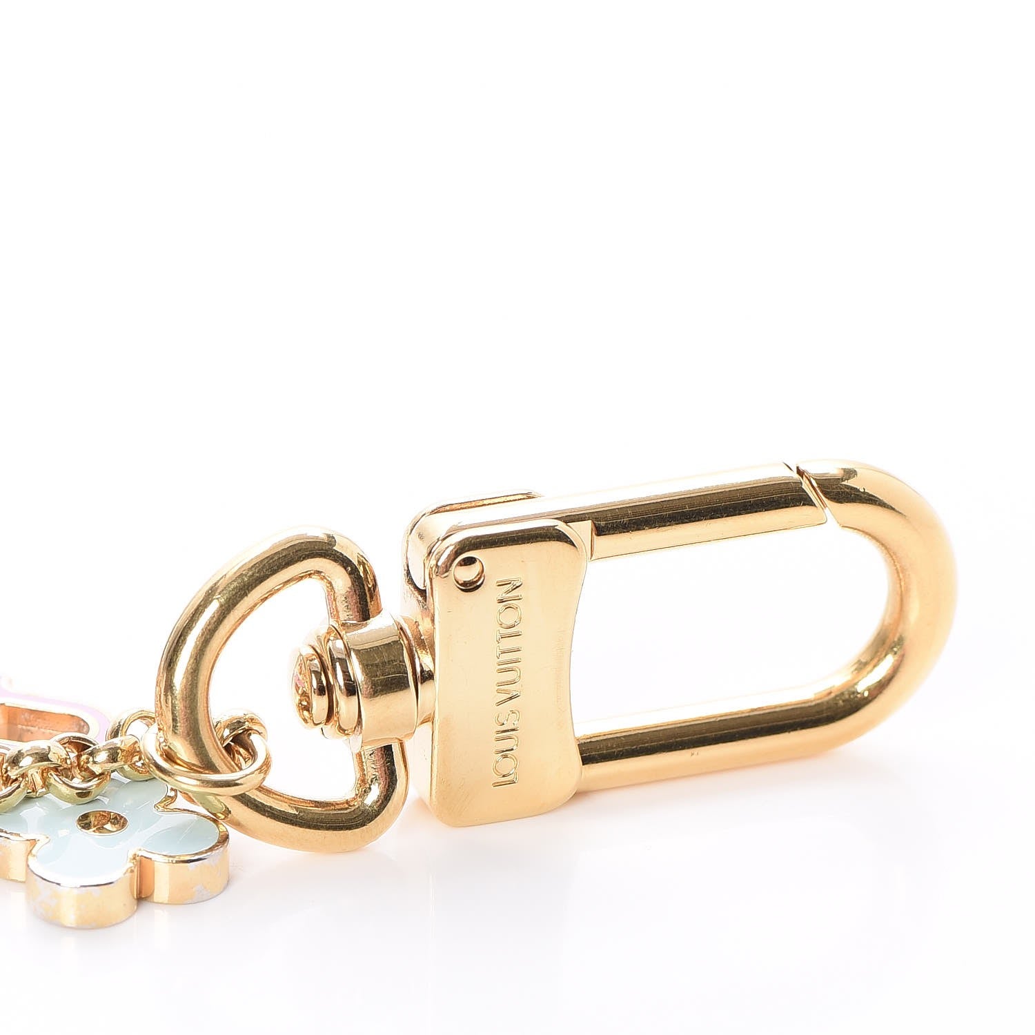 Louis Vuitton Enamel Pretty Charms Key Chain Holder Bag Charm 4 of 5