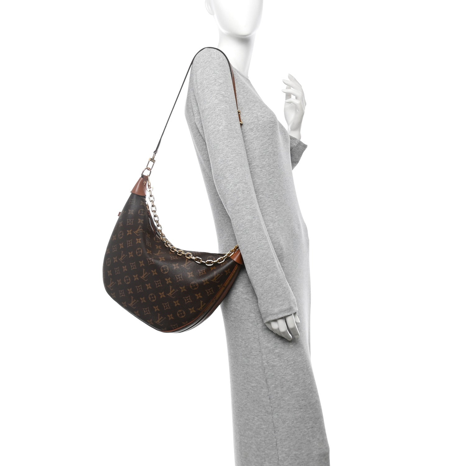 Louis Vuitton Reverse Monogram Loop Hobo 2 of 10