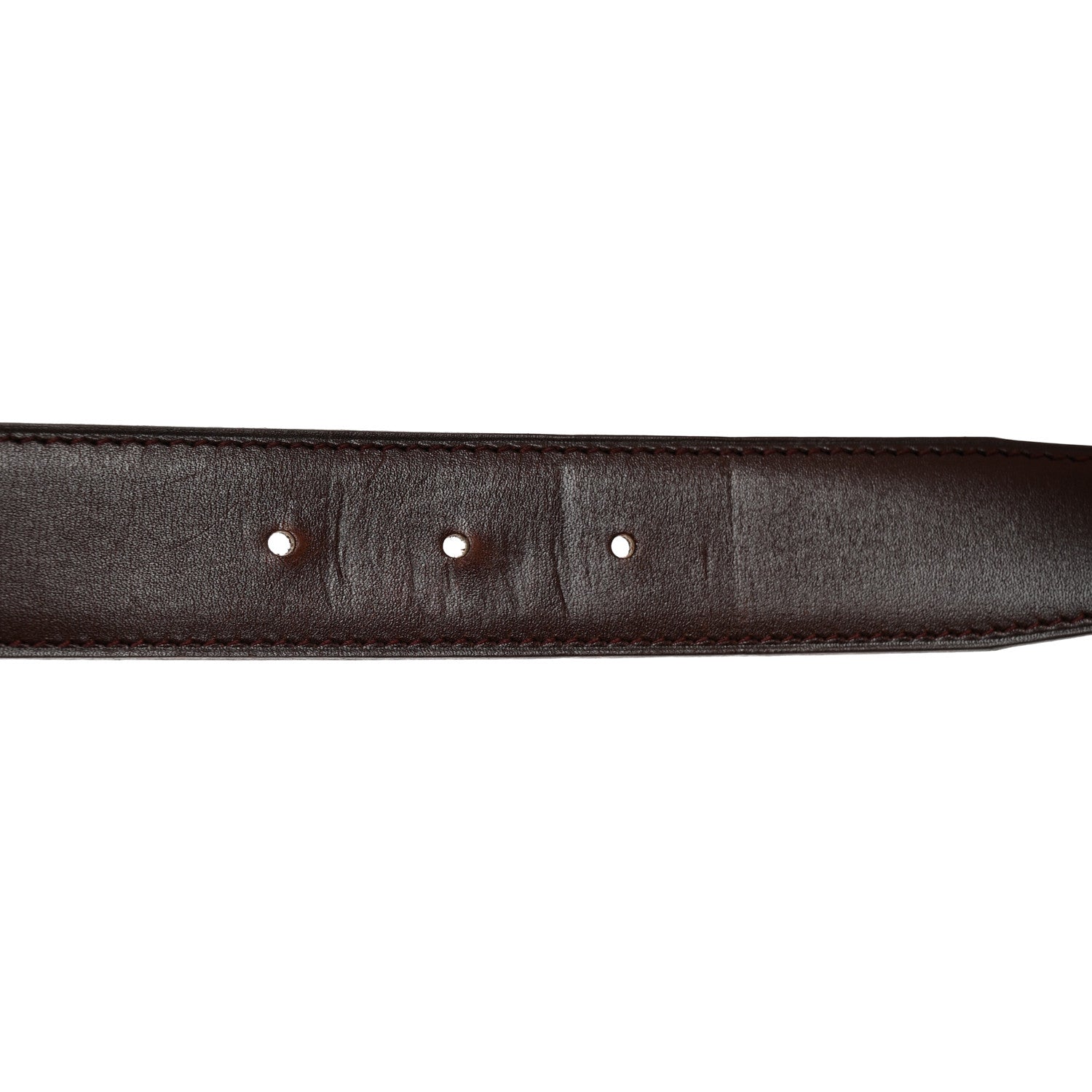 Hermes Togo Box 32mm Belt Strap 100 40 Black Rouge H 6 of 9