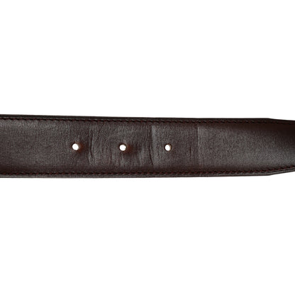 Hermes Togo Box 32mm Belt Strap 100 40 Black Rouge H 6 of 9