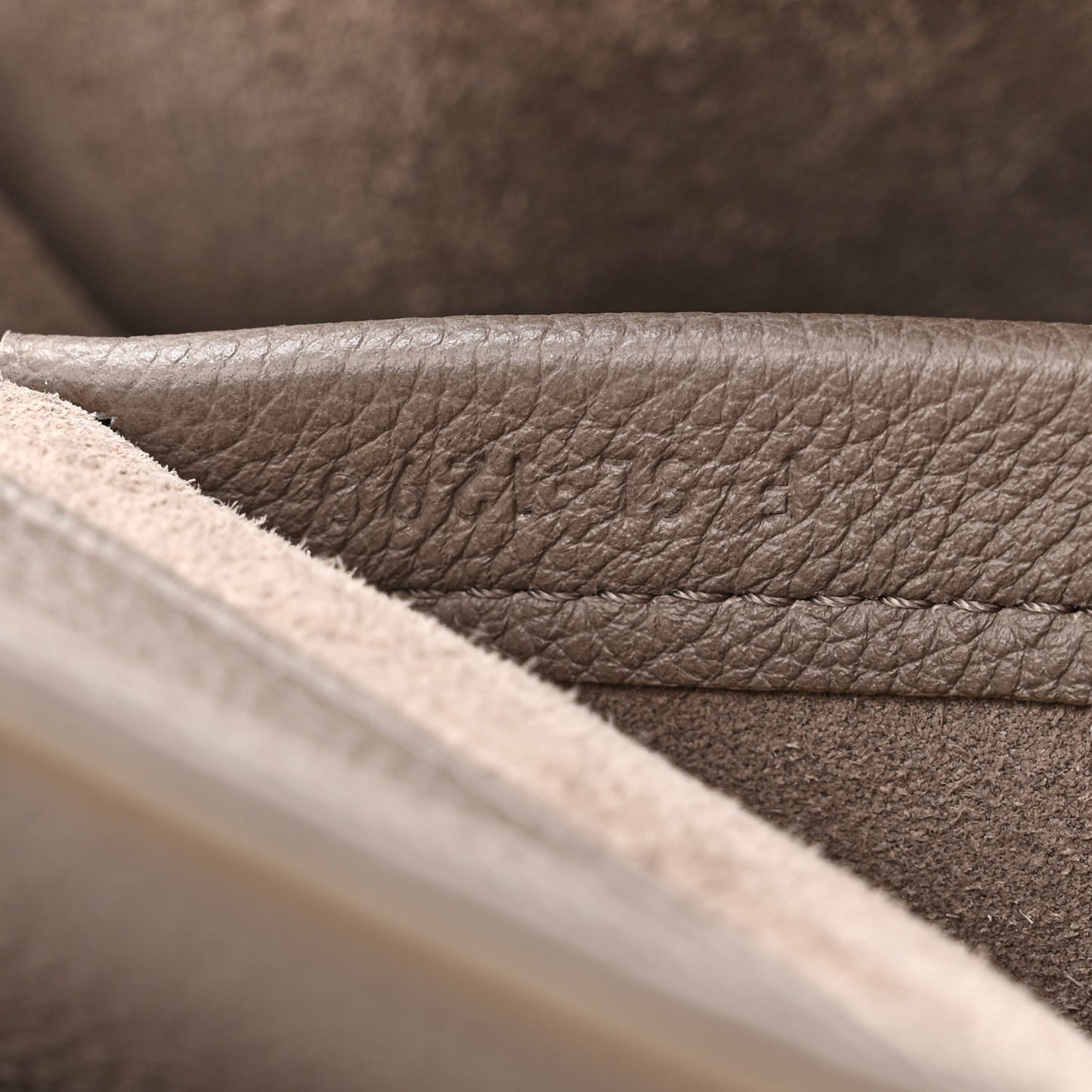 Supple Grained Calfskin Large Soft 16 Bag Pebble