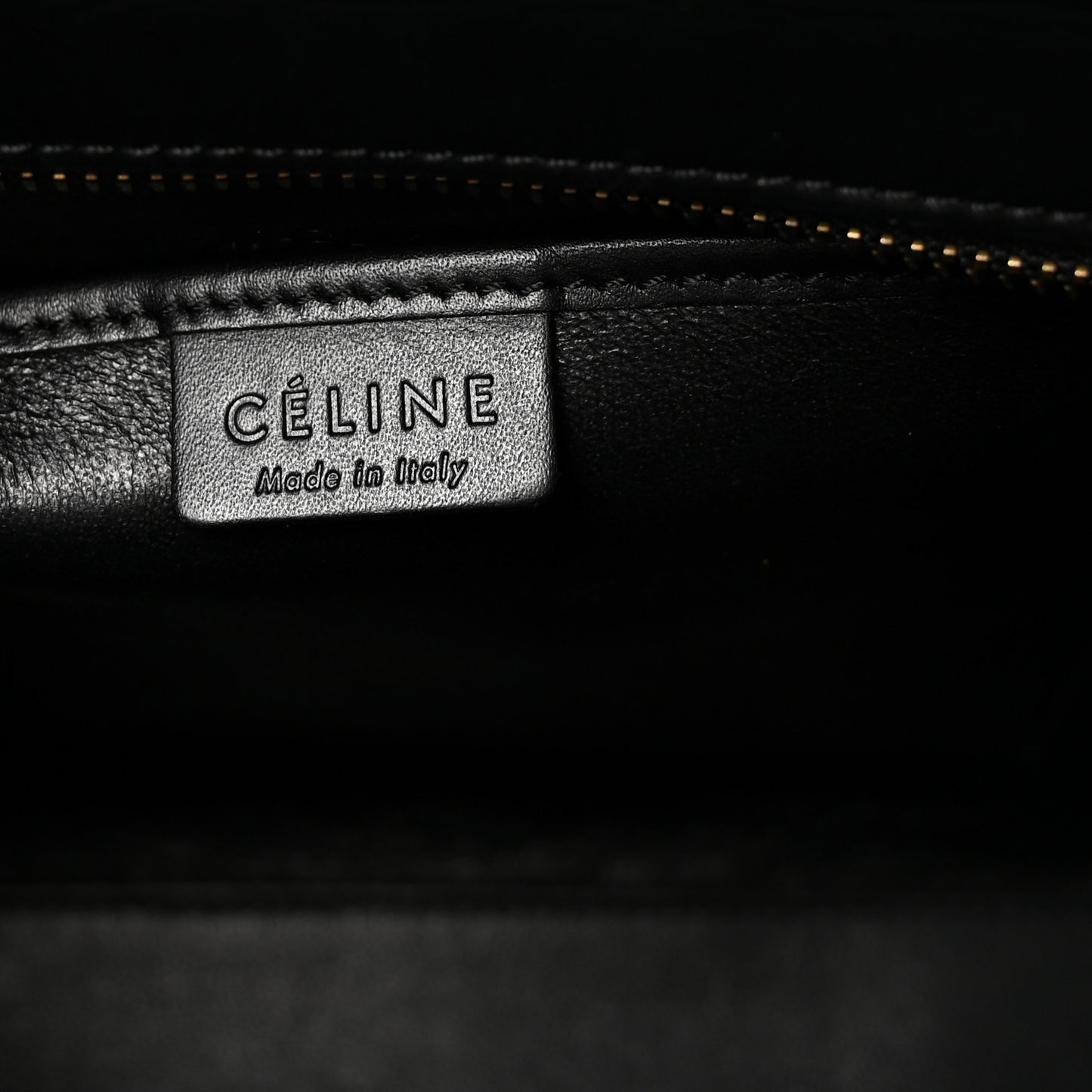 Baby Grained Calfskin Nano Tri-Color Luggage Zinc Almond