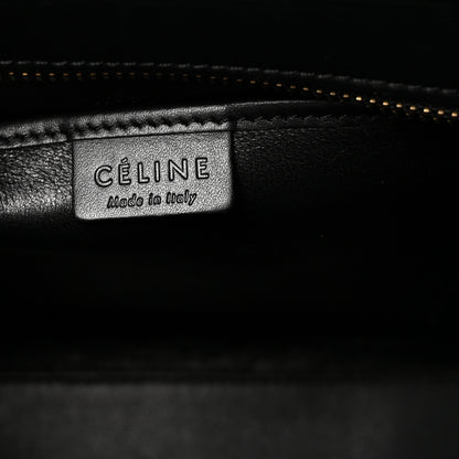 Celine Baby Grained Calfskin Nano Tri-Color Luggage Zinc Almond 6 of 9