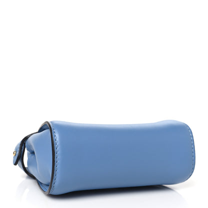 Fendi Nappa Nano Peekaboo Satchel Blue 4 of 10