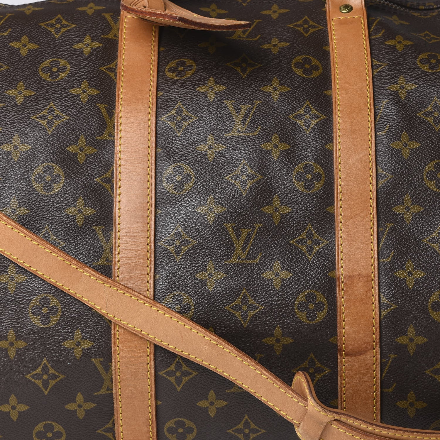 Louis Vuitton Monogram Keepall Bandouliere 55 7 of 21
