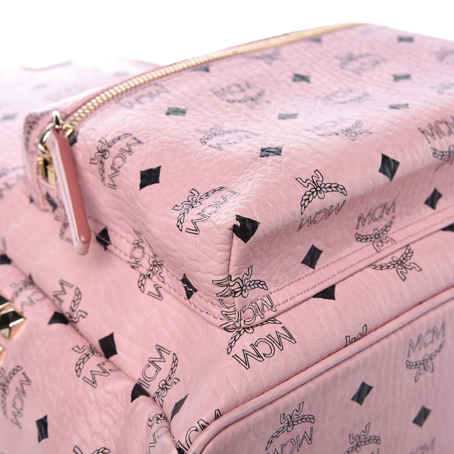 Visetos Medium Side Studs Stark Backpack Pink