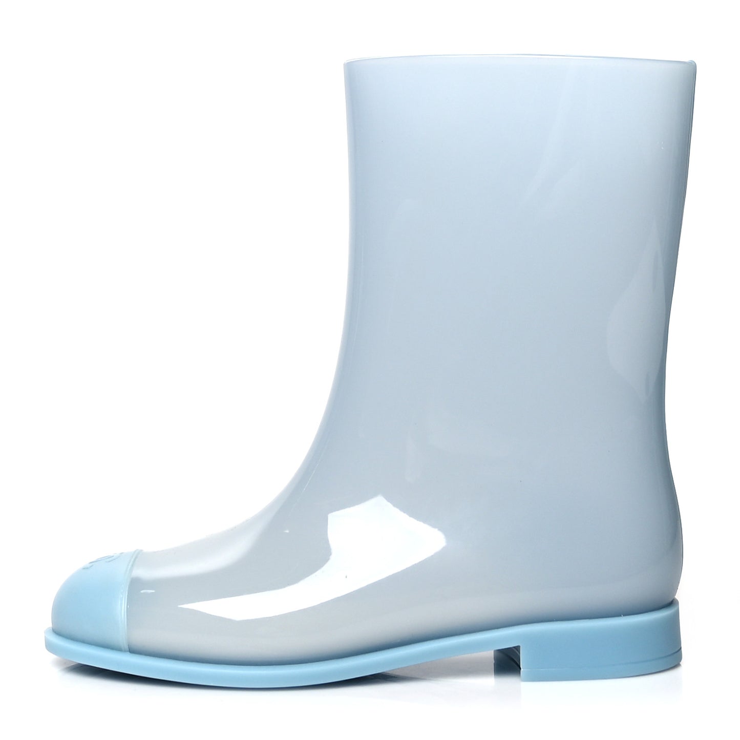 Rubber Rain Boots 38 Light Blue