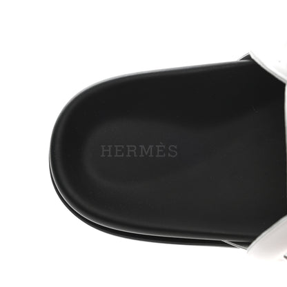 Hermes Nappa Womens Extra Sandals 40 White 6 of 9