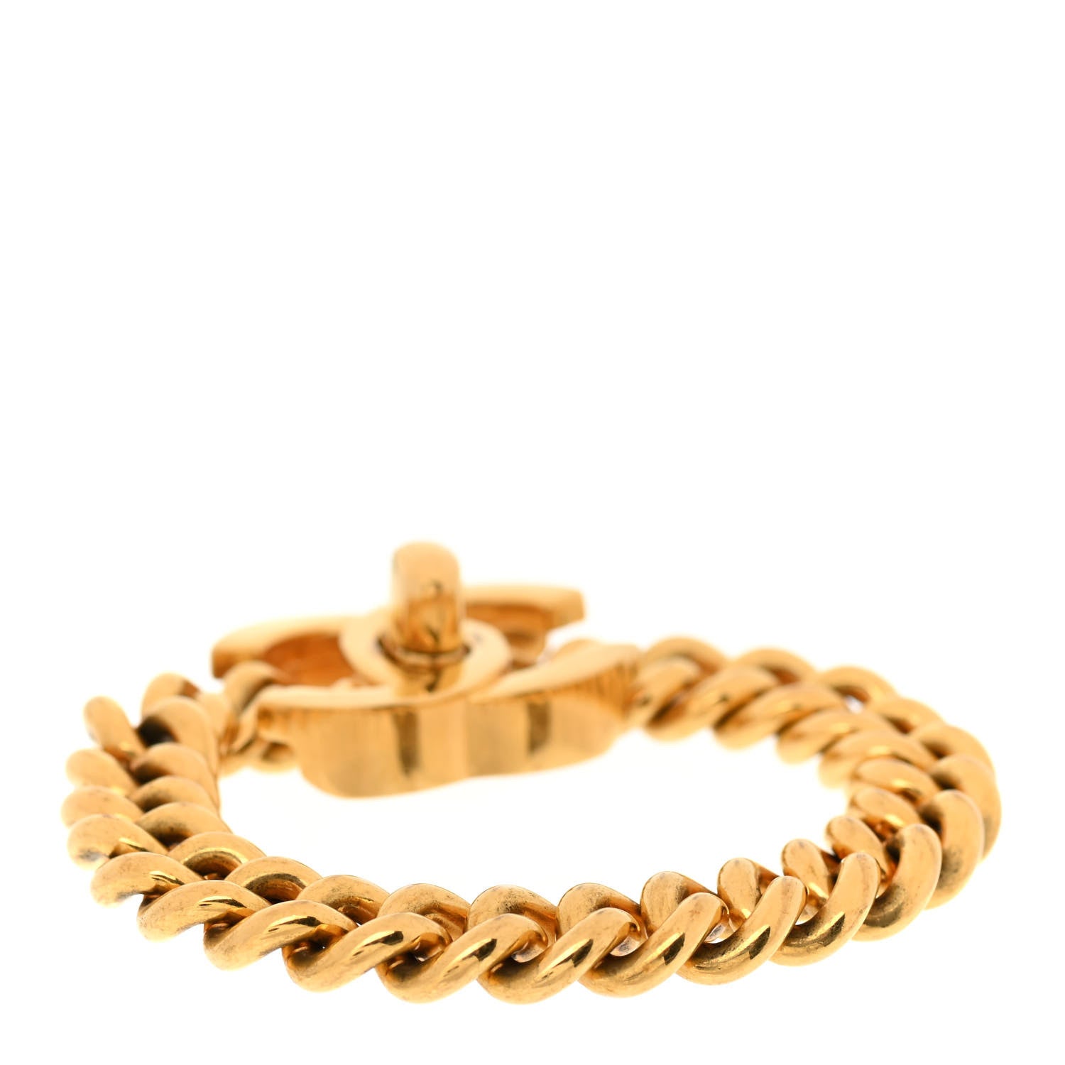 Chanel CC Turnlock Bracelet Gold 3 of 6