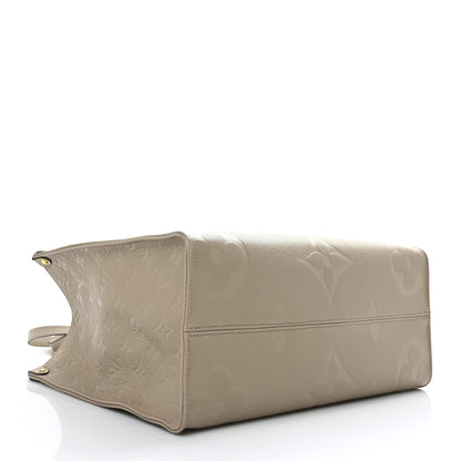 Louis Vuitton Empreinte Monogram Giant Onthego MM Tourterelle 4 of 8