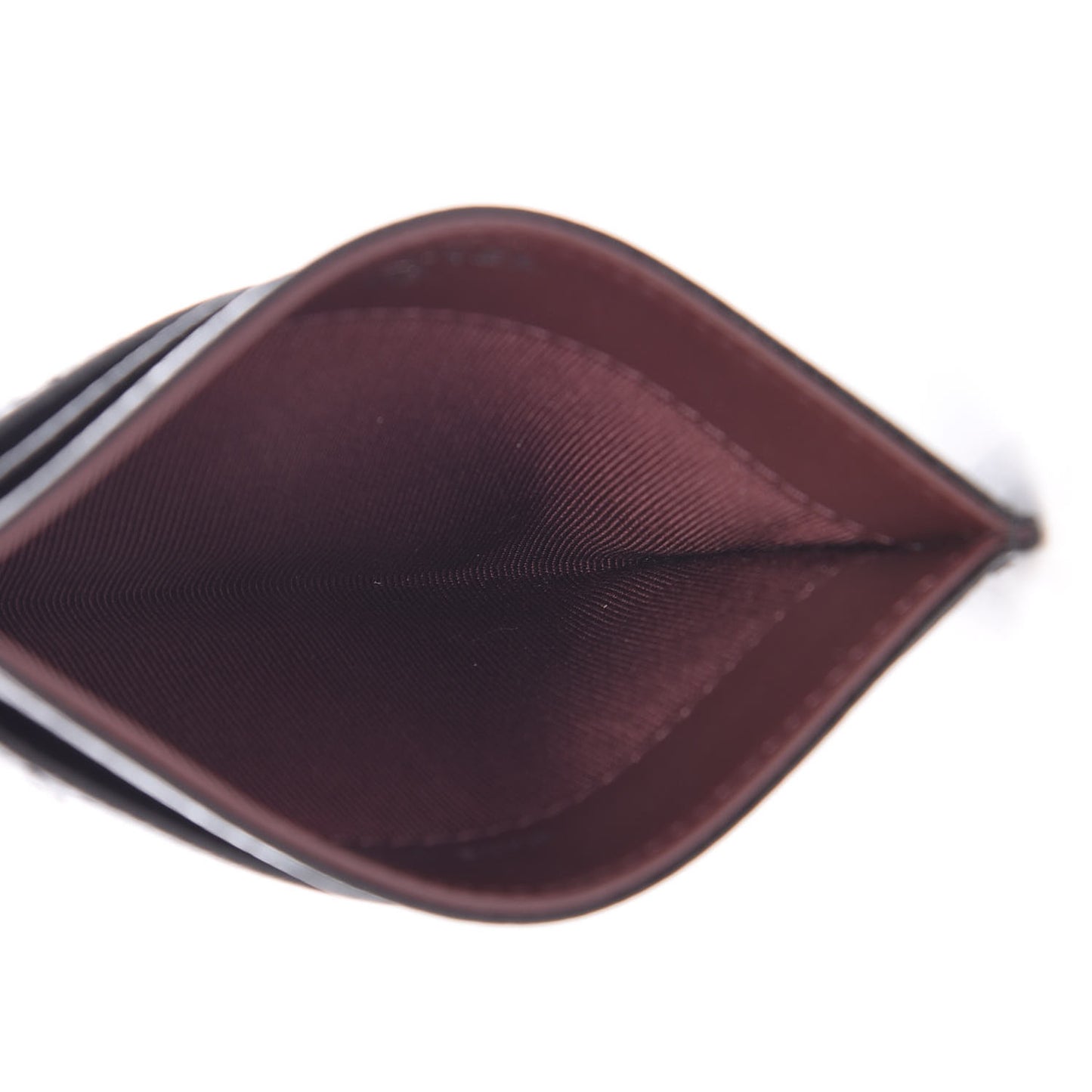 Caviar Quilted Card Holder Black