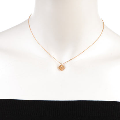 Van Cleef & Arpels 18K Yellow Gold Sweet Alhambra Pendant Necklace 2 of 7