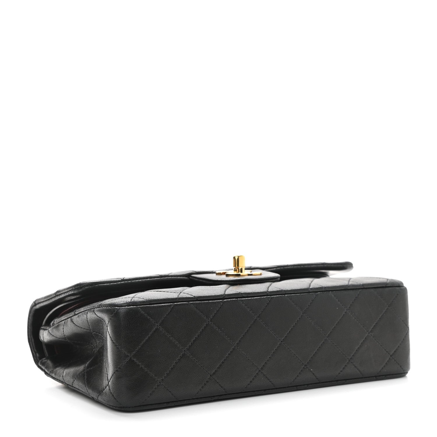 Chanel Lambskin Quilted Small Double Flap Black 4 of 12