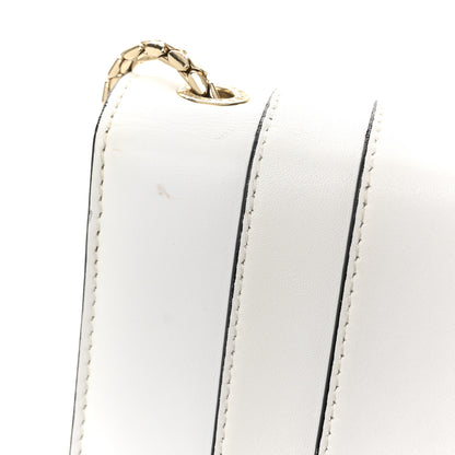 Bulgari Calfskin Small Serpenti Forever Crossbody Bag White Agate 13 of 13