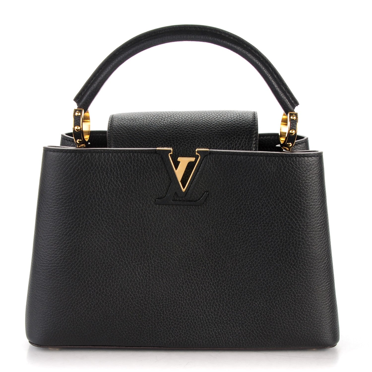 Louis Vuitton Taurillon Capucines PM Black 1 of 7