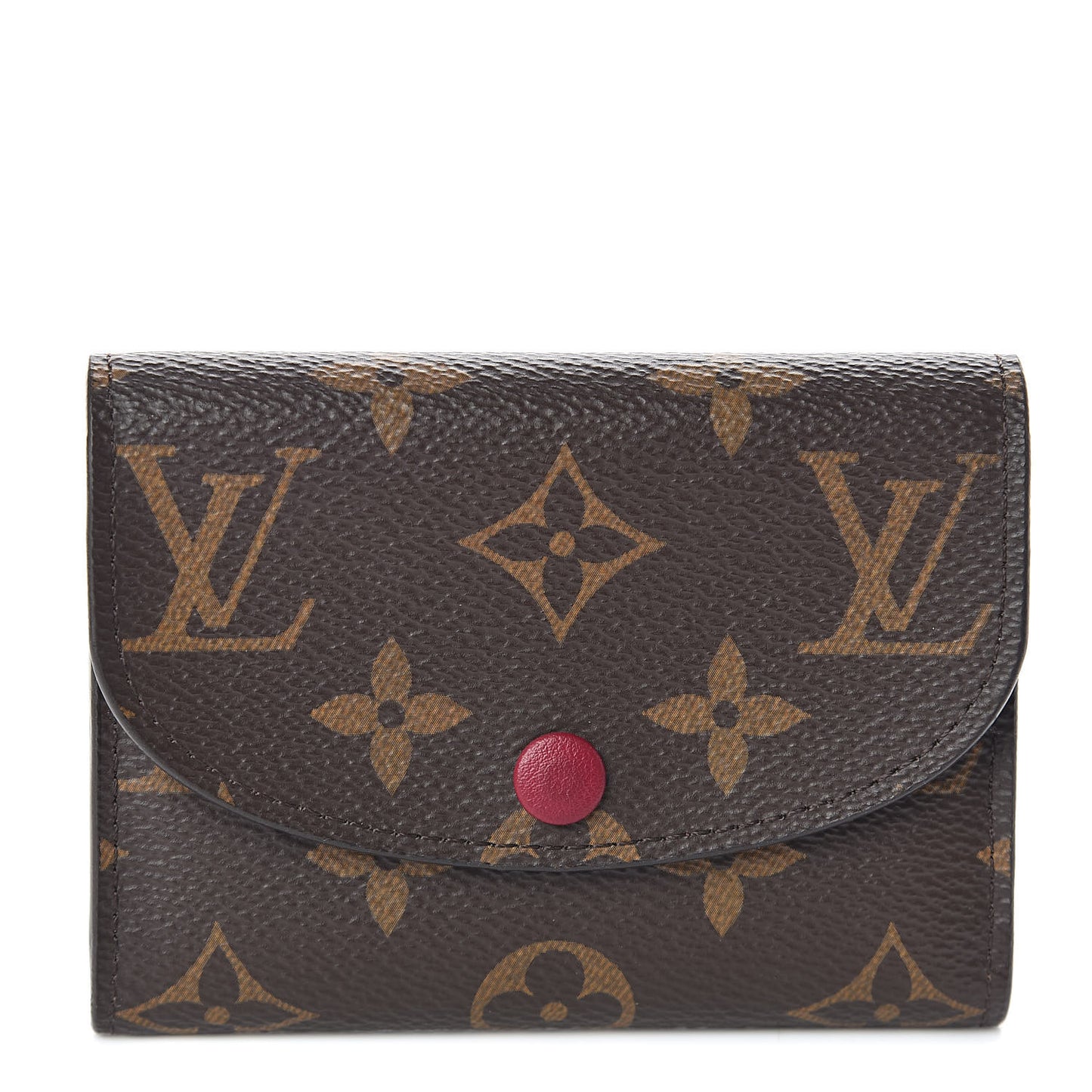Monogram Rosalie Coin Purse Fuchsia